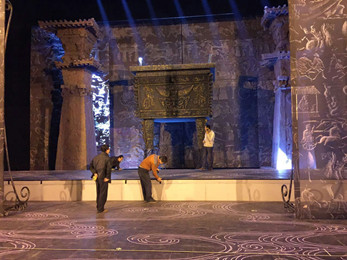 甘肃省歌剧院大型原创歌剧《貂蝉》装台彩排