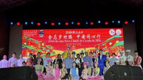 甘肃省杂技团精彩亮相安哥拉首都“欢乐春节”文化活动