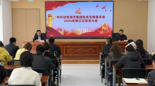 甘肃演艺集团机关党支部召开2026年第三次党员大会并开展..